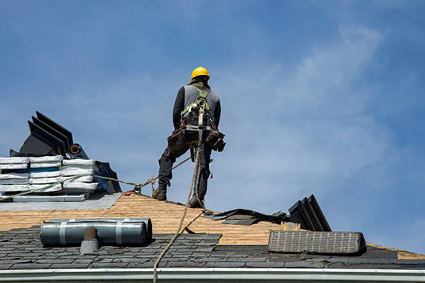 Professional Roofing technician working in Colliers, WV